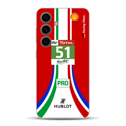 488 GTE LM Livery - Custodia per cellulare personalizzata per Samsung