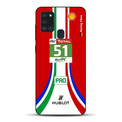488 GTE LM Livery - Custodia per cellulare personalizzata per Samsung