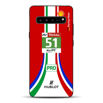 488 GTE LM Livery - Custodia per cellulare personalizzata per Samsung