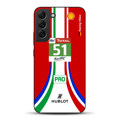 488 GTE LM Livery - Custodia per cellulare personalizzata per Samsung