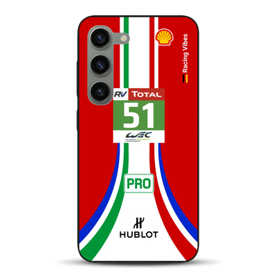 488 GTE LM Livery - Custodia per cellulare personalizzata per Samsung