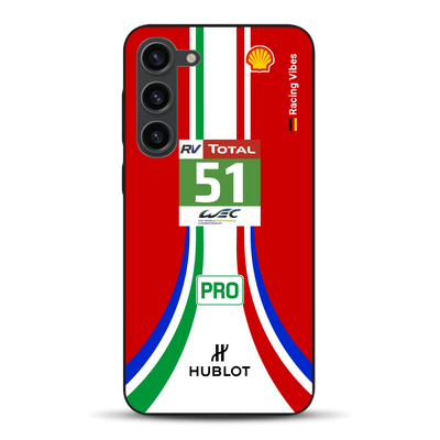 488 GTE LM Livery - Custodia per cellulare personalizzata per Samsung