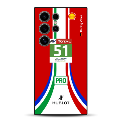 488 GTE LM Livery - Custodia per cellulare personalizzata per Samsung