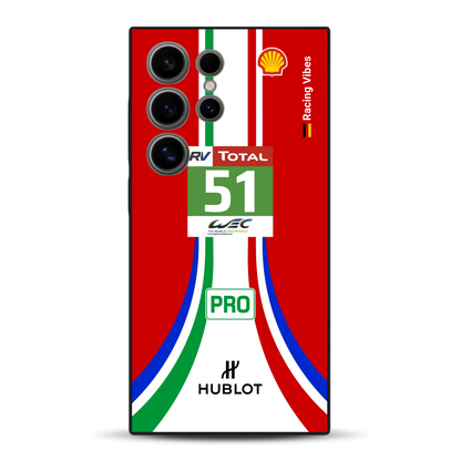 488 GTE LM Livery - Custodia per cellulare personalizzata per Samsung