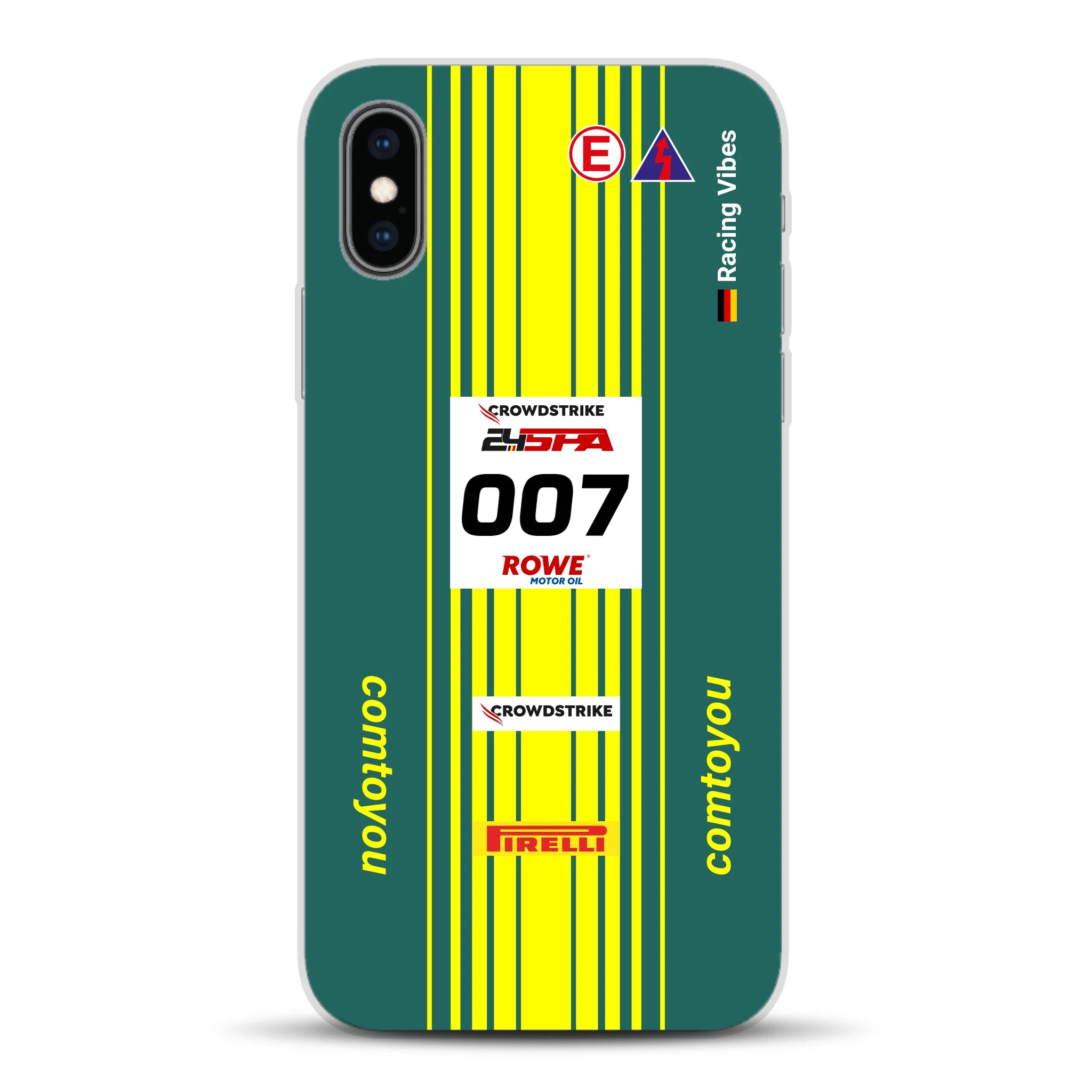 Vantage AMR GT3 Evo #007 Livery - Individuelle Handyhülle für iPhone