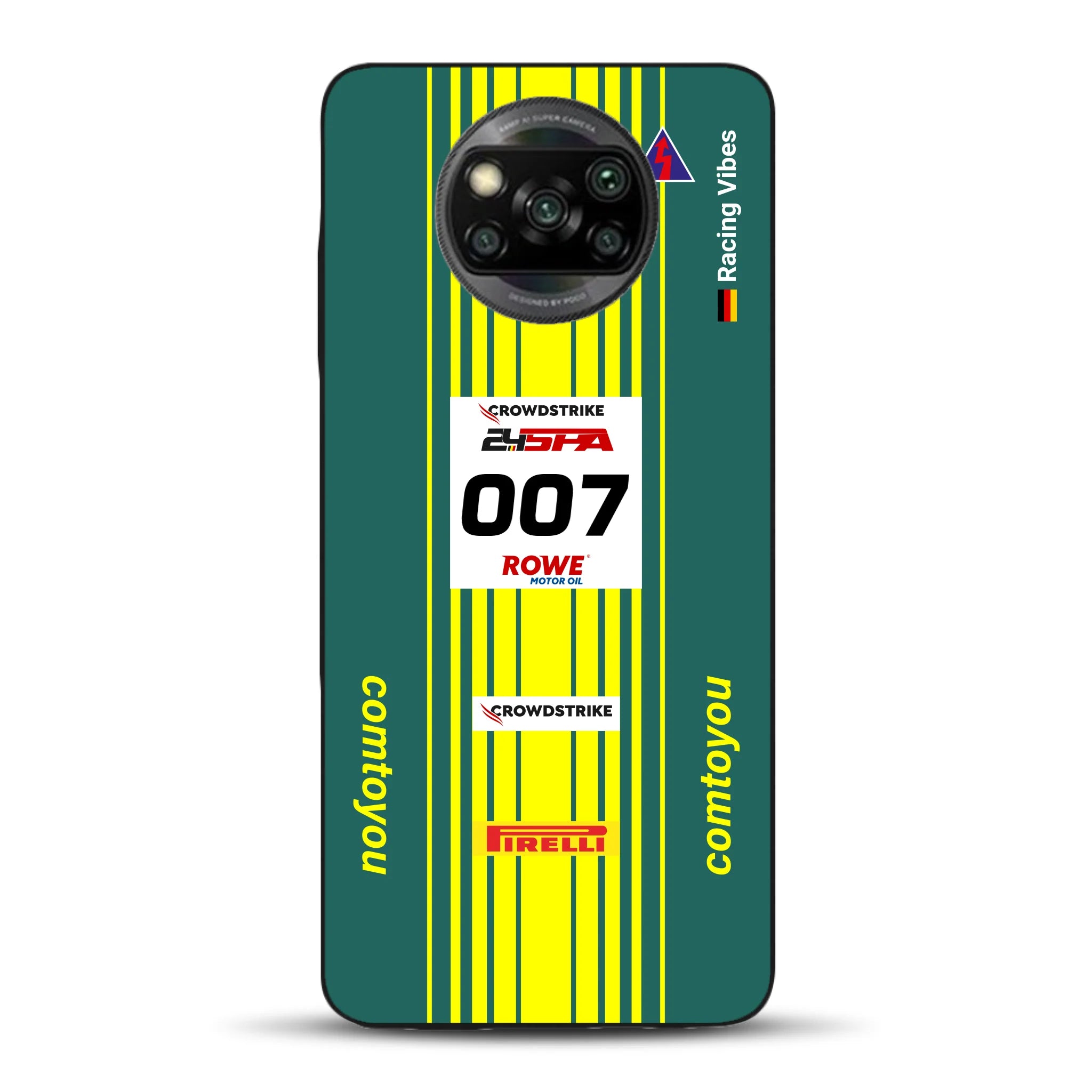 Vantage AMR GT3 Evo #007 Livery - Custodia per cellulare personalizzata per Xiaomi