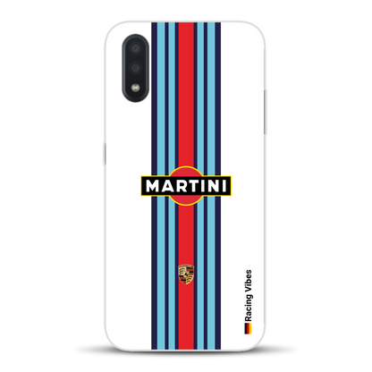 Martini Porsche Livery #1 - Individuelle Handyhülle für Samsung