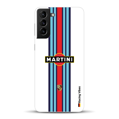 Martini Porsche Livery #1 - Individuelle Handyhülle für Samsung
