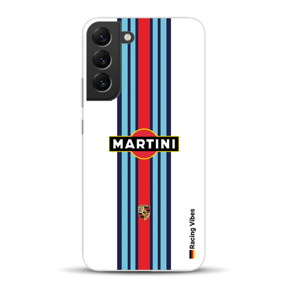Martini Porsche Livery #1 - Individuelle Handyhülle für Samsung