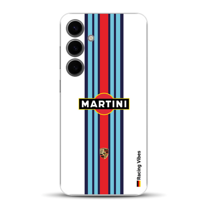 Martini Porsche Livery #1 - Individuelle Handyhülle für Samsung