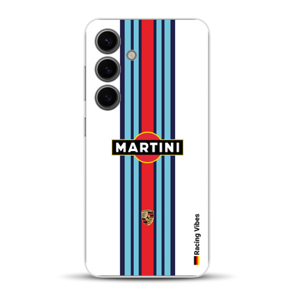 Martini Porsche Livery #1 - Individuelle Handyhülle für Samsung