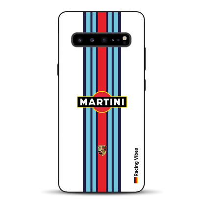 Martini Porsche Livery #1 - Individuelle Handyhülle für Samsung