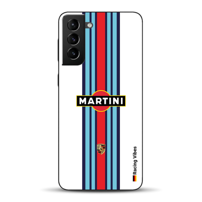 Martini Porsche Livery #1 - Individuelle Handyhülle für Samsung