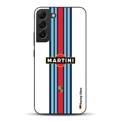 Martini Porsche Livery #1 - Individuelle Handyhülle für Samsung
