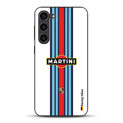 Martini Porsche Livery #1 - Individuelle Handyhülle für Samsung