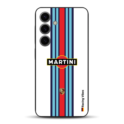 Martini Porsche Livery #1 - Individuelle Handyhülle für Samsung