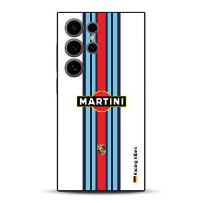 Martini Porsche Livery #1 - Individuelle Handyhülle für Samsung