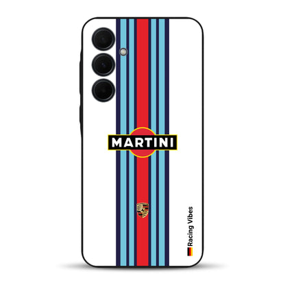 Martini Porsche Livery #1 - Individuelle Handyhülle für Samsung