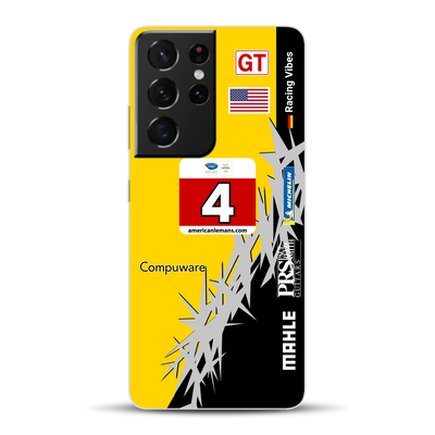 Corvette C6R 2010 ALMS Livery - Housse de téléphone portable personnalisée pour Samsung