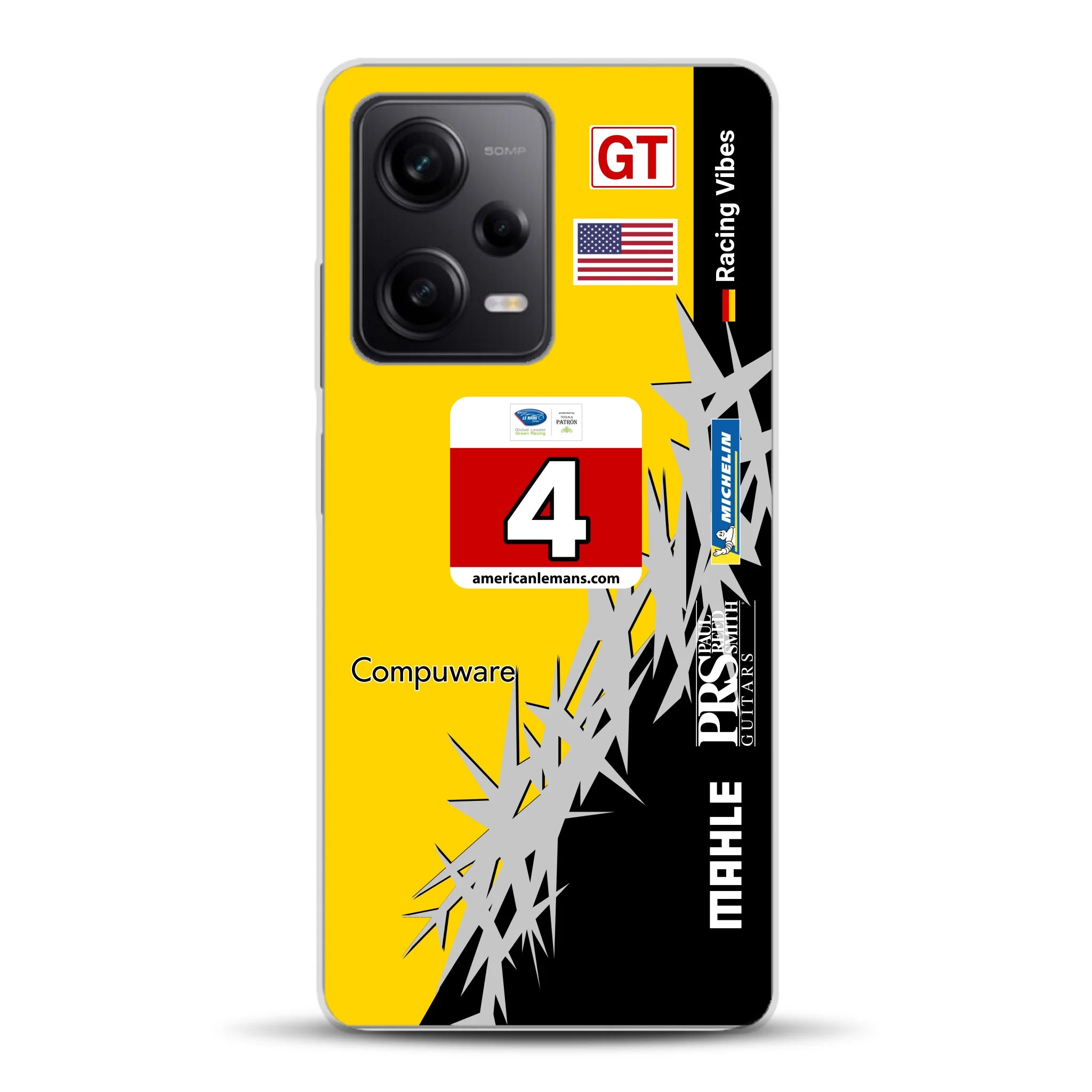 Corvette C6R 2010 ALMS Livery - Housse de téléphone portable personnalisée pour Xiaomi