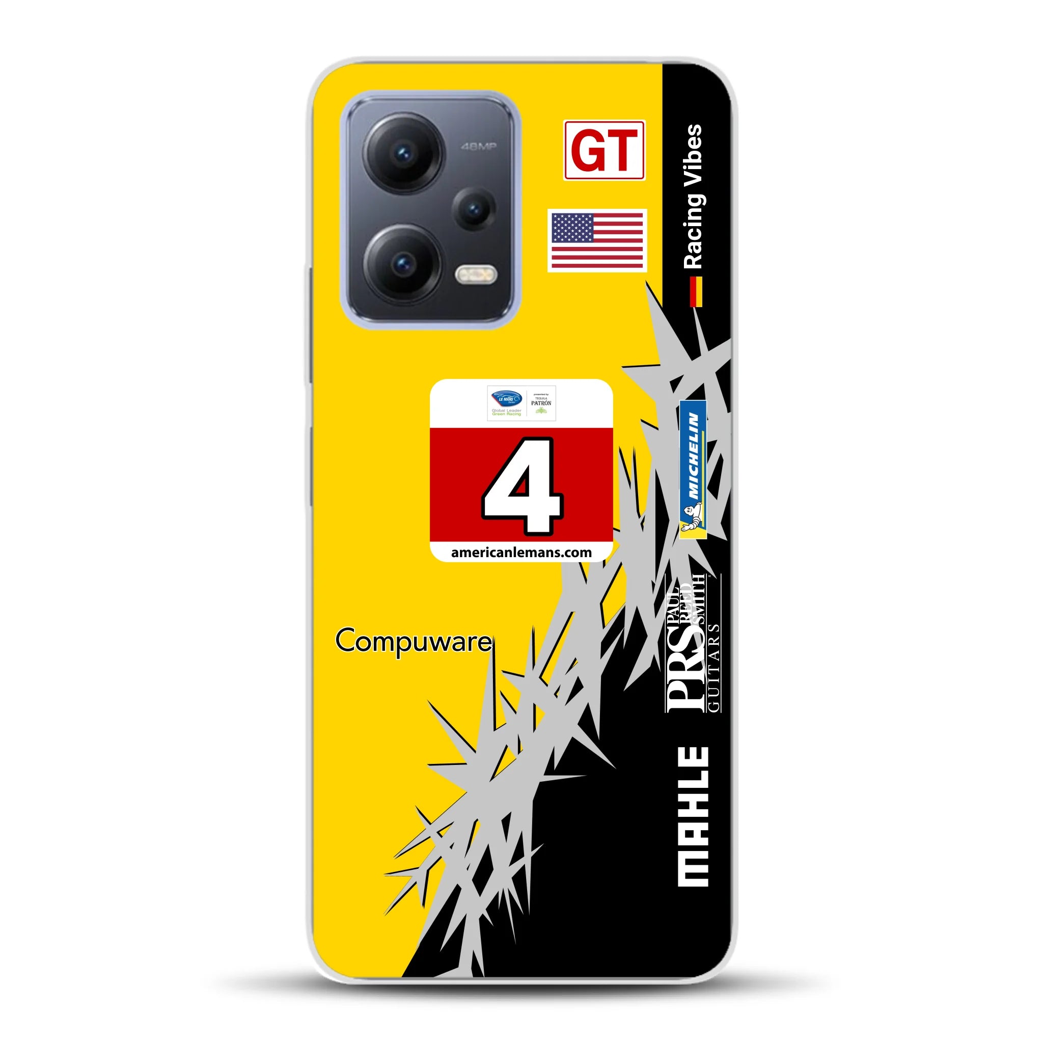 Corvette C6R 2010 ALMS Livery - Housse de téléphone portable personnalisée pour Xiaomi