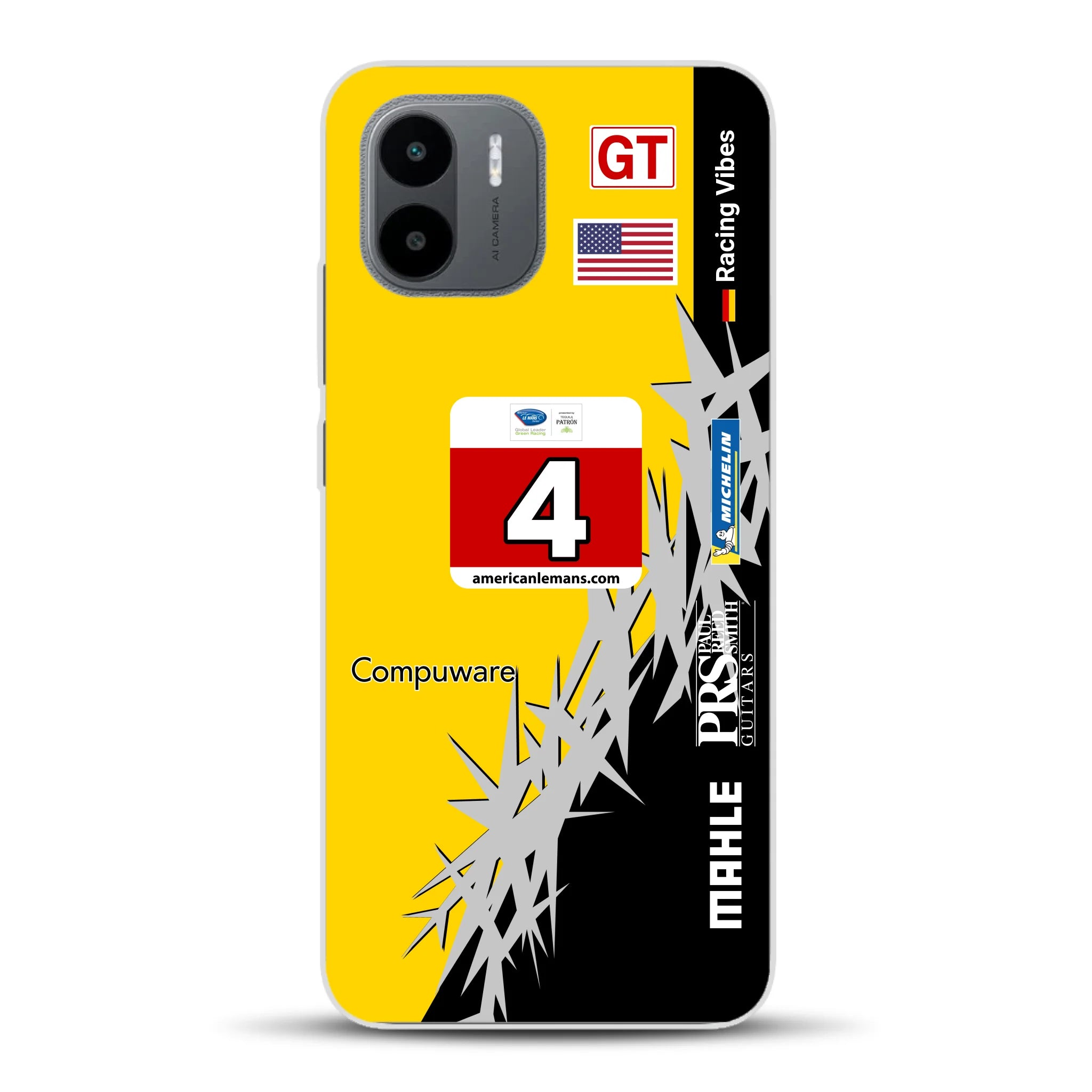 Corvette C6R 2010 ALMS Livery - Custodia per cellulare personalizzata per Xiaomi