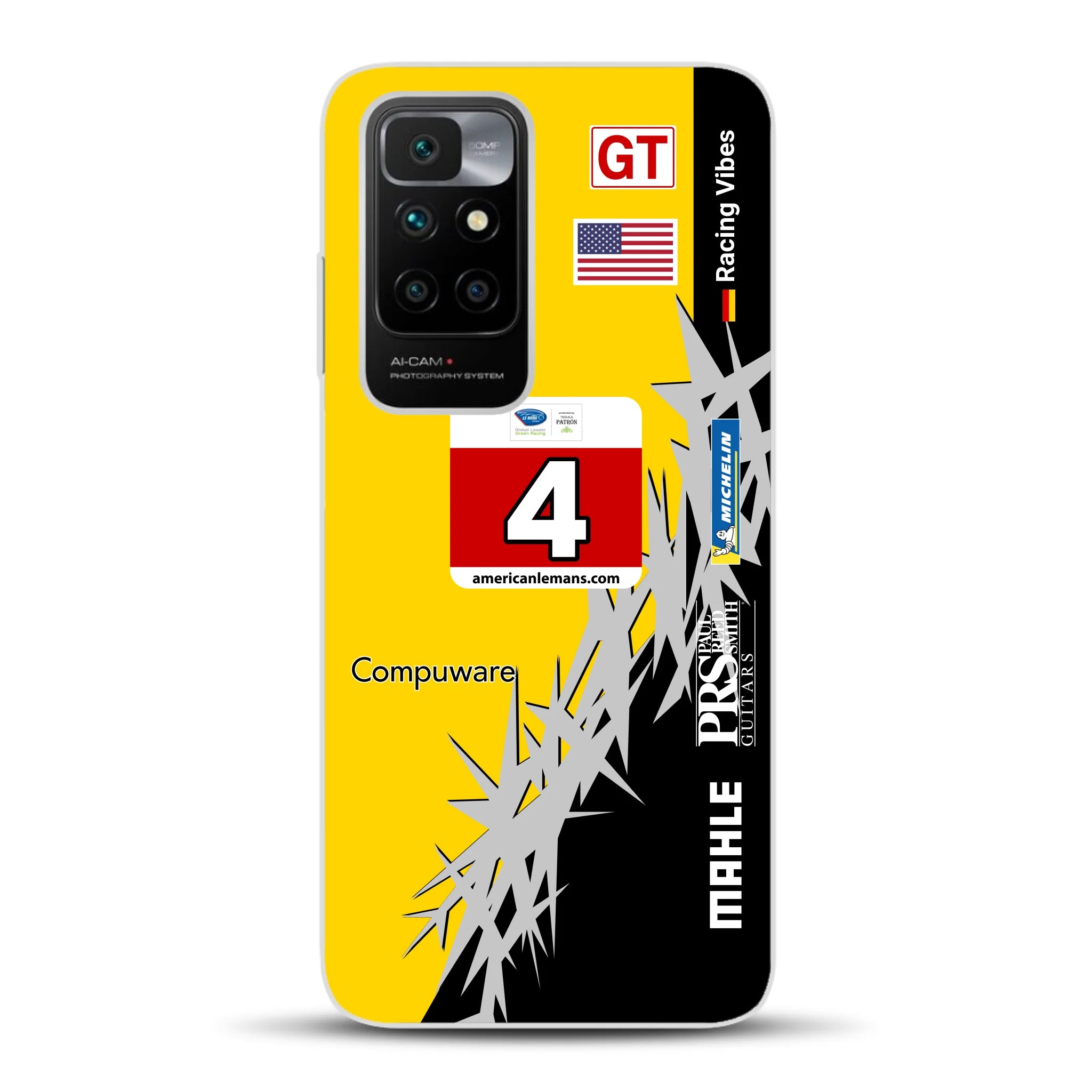 Corvette C6R 2010 ALMS Livery - Custodia per cellulare personalizzata per Xiaomi