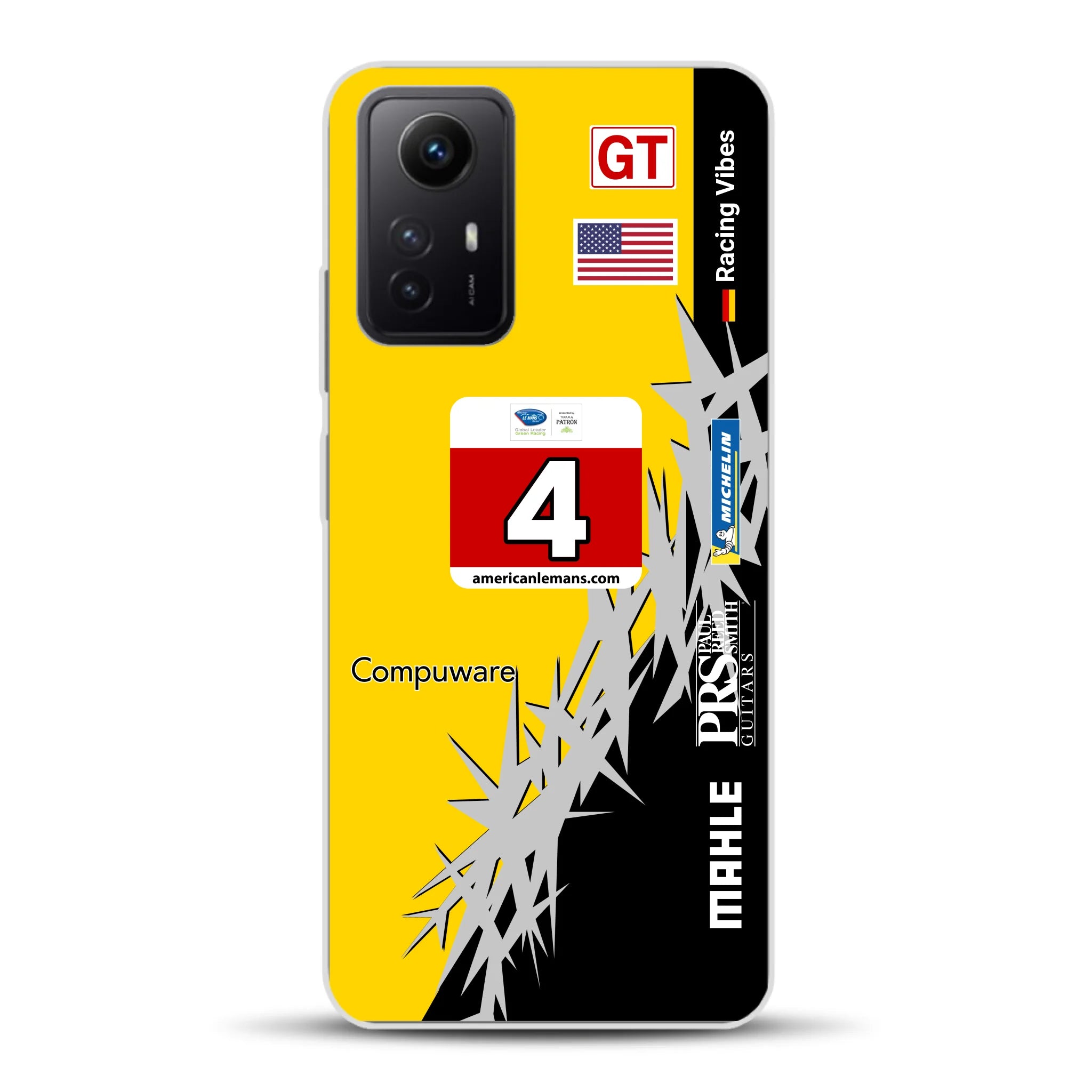 Corvette C6R 2010 ALMS Livery - Housse de téléphone portable personnalisée pour Xiaomi
