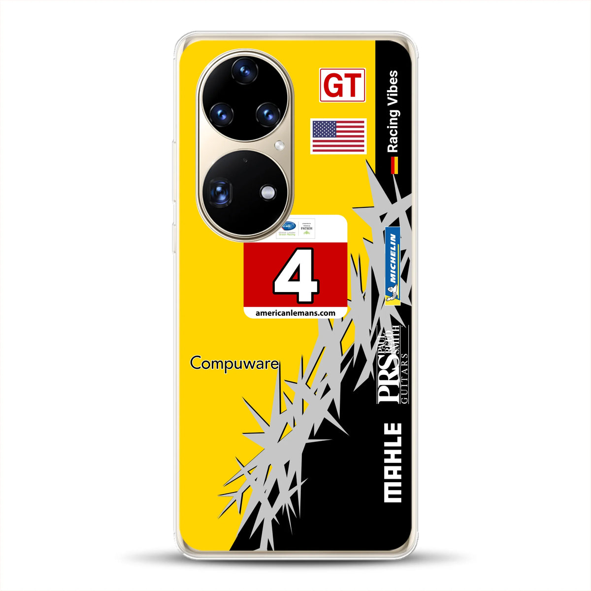 Corvette C6R 2010 ALMS Livery - Custodia per cellulare personalizzata per Huawei