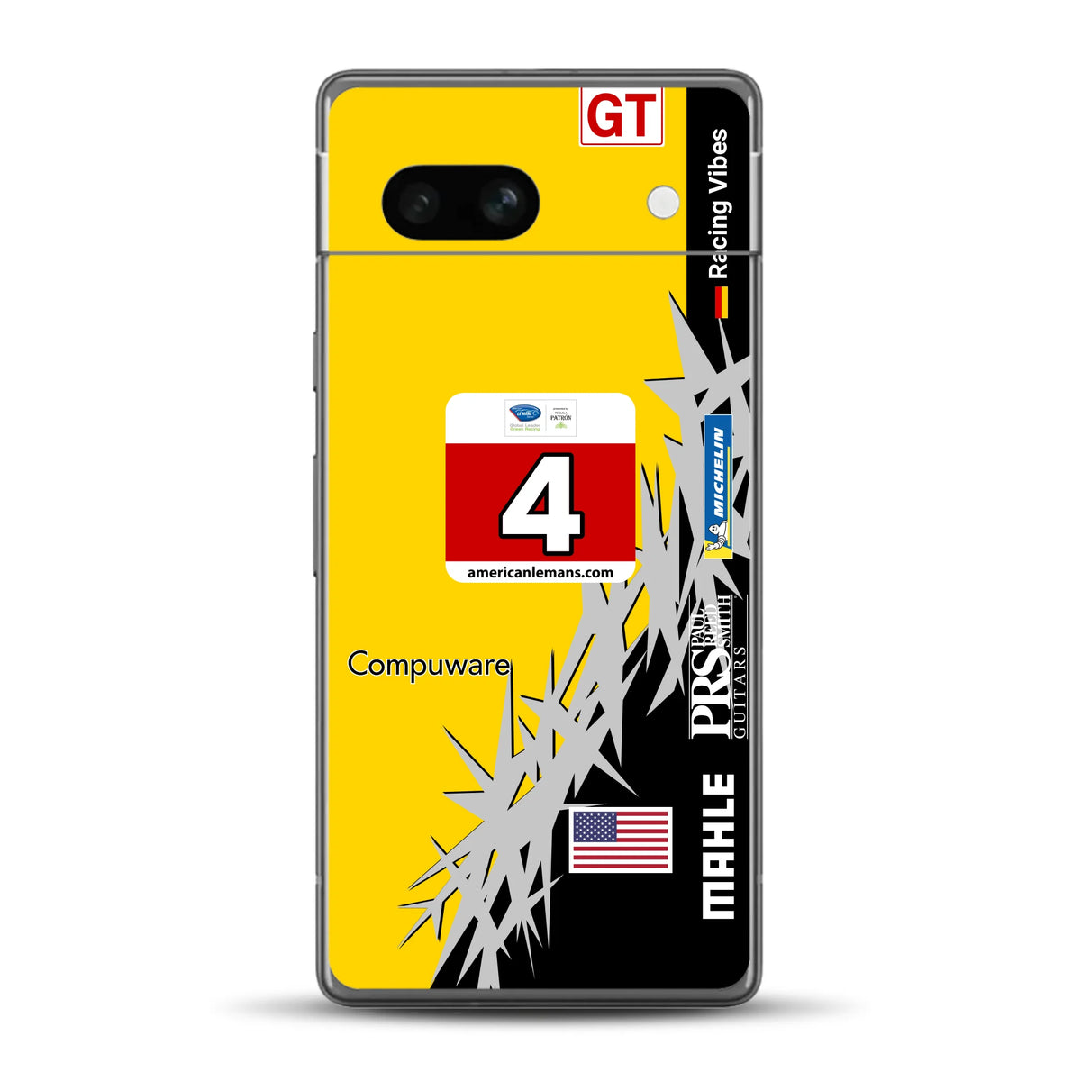 Corvette C6R 2010 ALMS Livery - Housse de téléphone portable personnalisée pour Google
