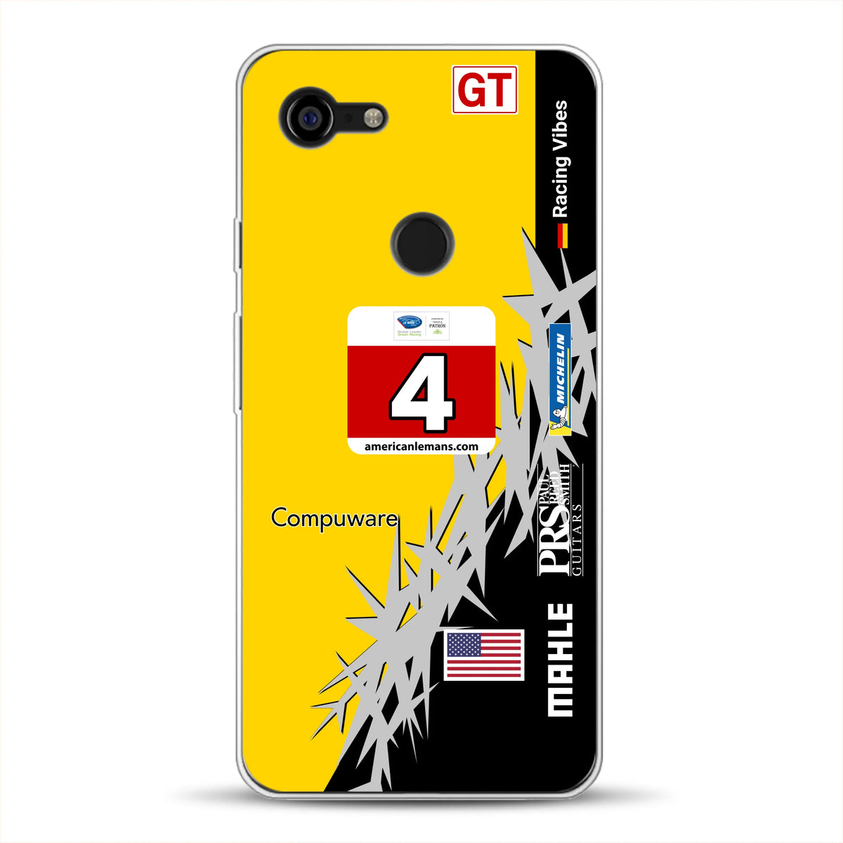 Corvette C6R 2010 ALMS Livery - Housse de téléphone portable personnalisée pour Google