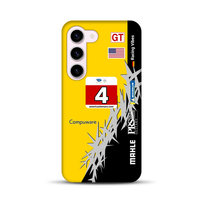 Corvette C6R 2010 ALMS Livery - Individuelle Premium Hülle für Samsung