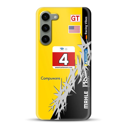 Corvette C6R 2010 ALMS Livery - Individuelle Hardcase Hülle für Samsung
