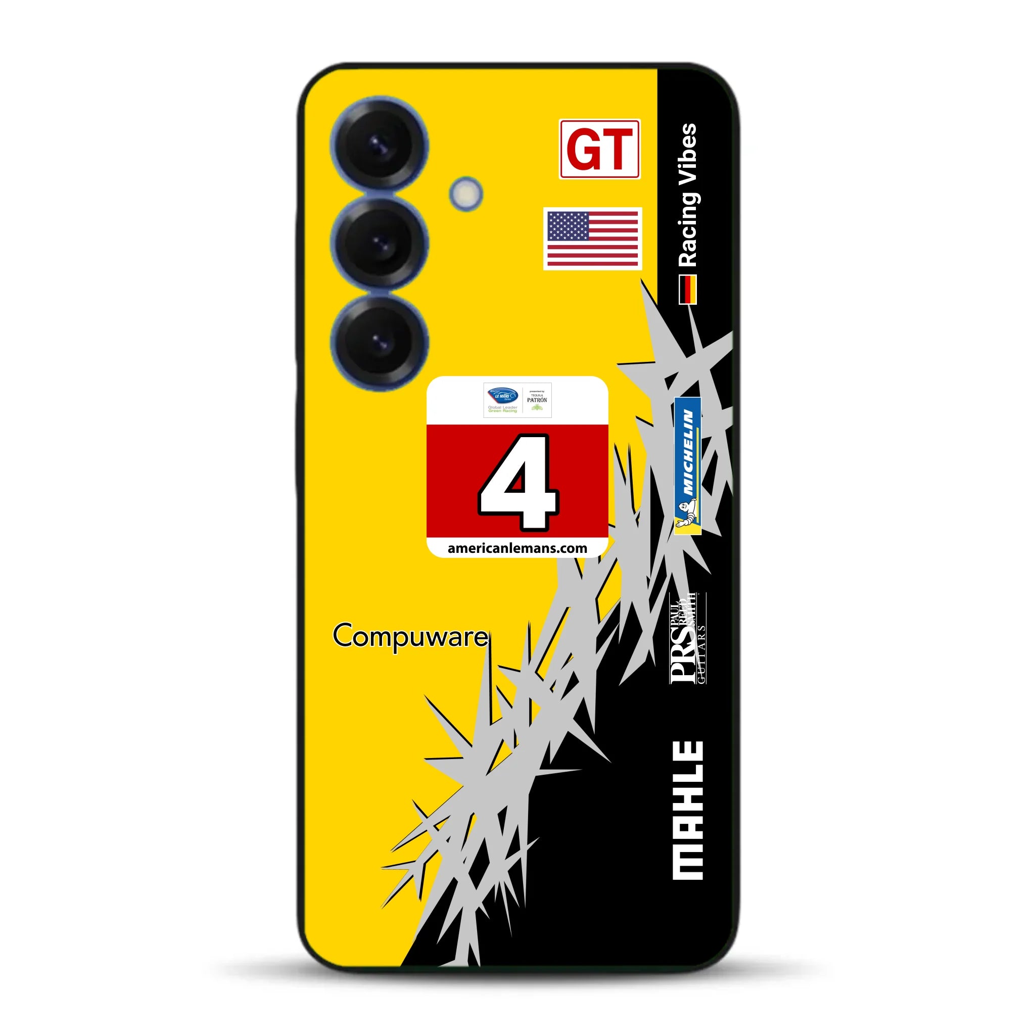 Corvette C6R 2010 ALMS Livery - Custodia per cellulare personalizzata per Samsung