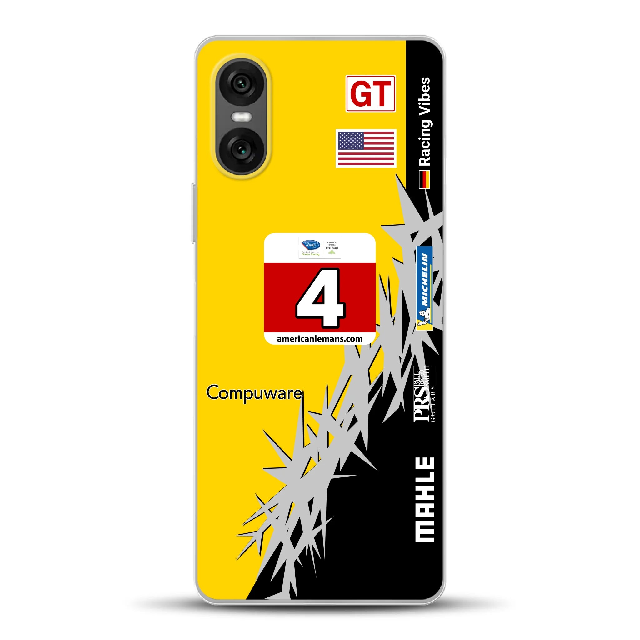 Corvette C6R 2010 ALMS Livery - Housse de téléphone portable personnalisée