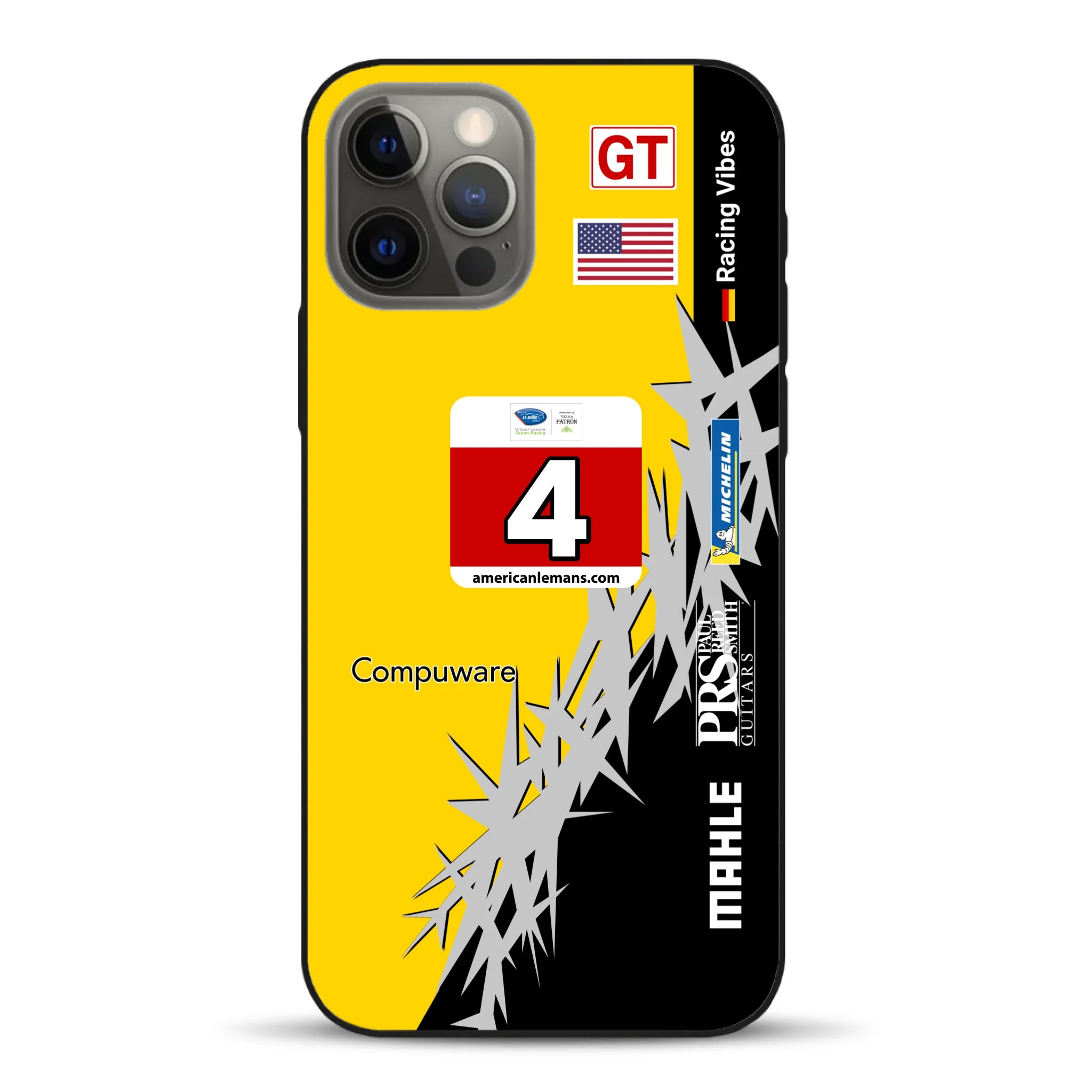 Corvette C6R 2010 ALMS Livery - Custodia per cellulare personalizzata per iPhone