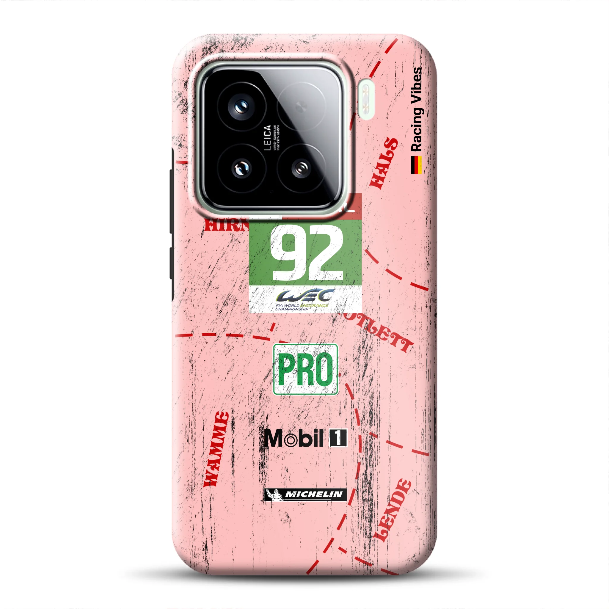 Pink Pig Porsche GT Livery – Individuelle Premium Hülle für Xiaomi