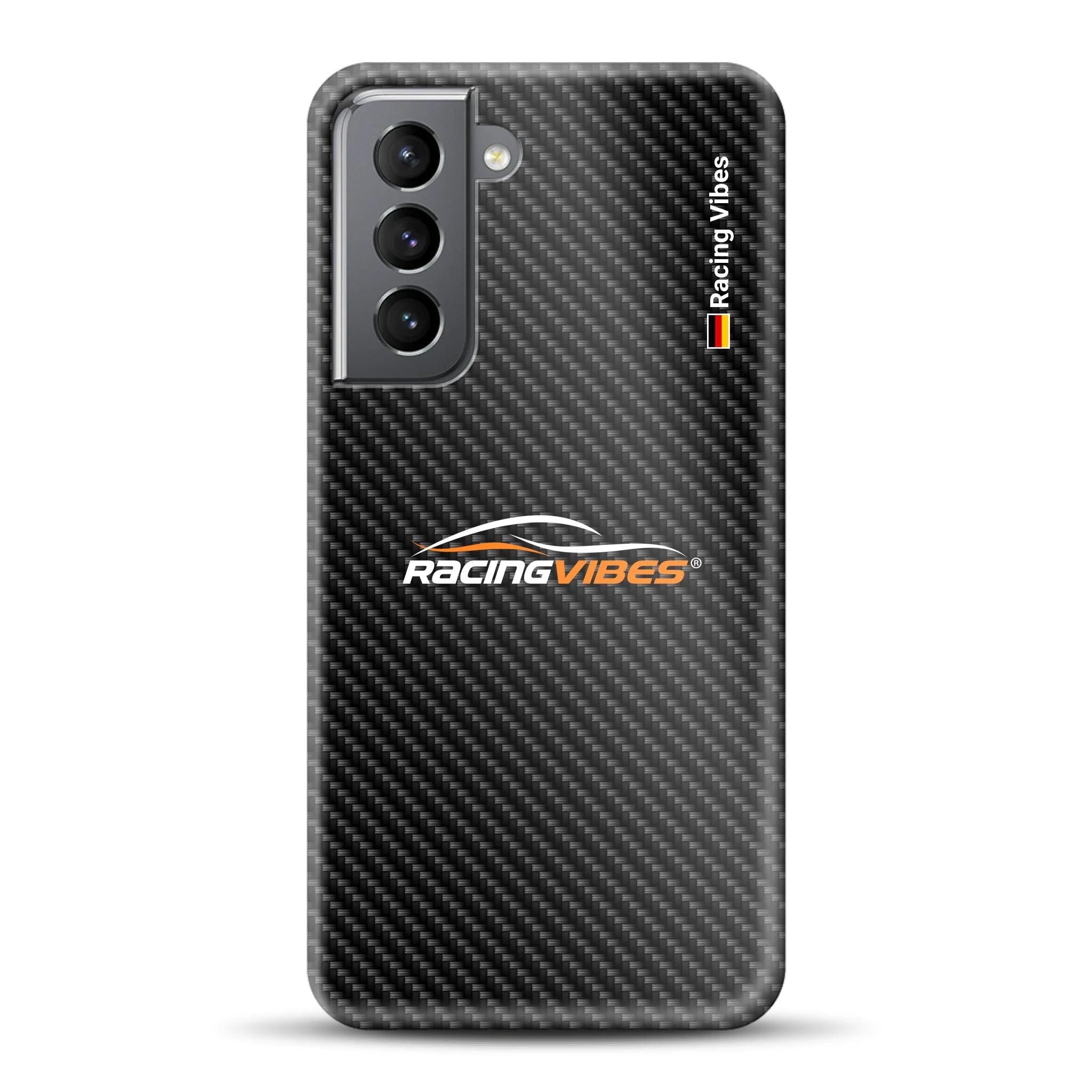 Carbon Style mit Logo Upload - Individuelle Hardcase Hülle für Samsung