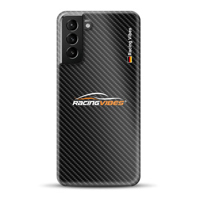 Carbon style mit Logo Upload -  Hard case for Samsung