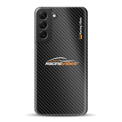 Carbon Style mit Logo Upload - Individuelle Hardcase Hülle für Samsung