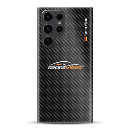 Carbon Style mit Logo Upload - Individuelle Hardcase Hülle für Samsung