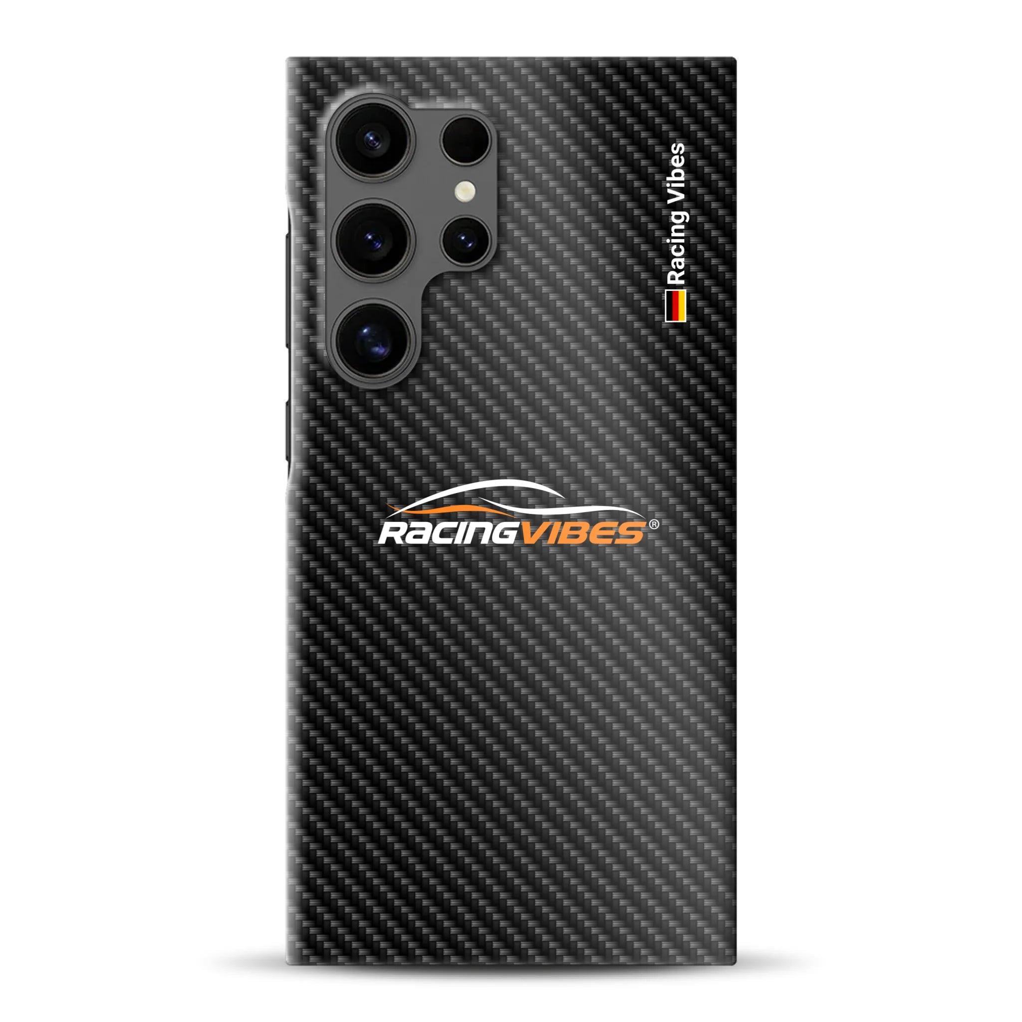 Carbon Style mit Logo Upload - Individuelle Hardcase Hülle für Samsung