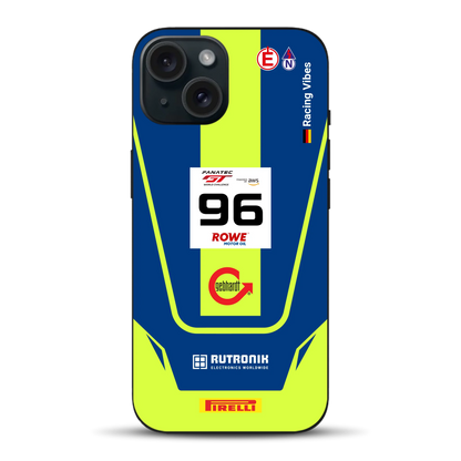 Porsche 911 GT3 R GTWC #96 Livery - Custodia per cellulare personalizzata per iPhone