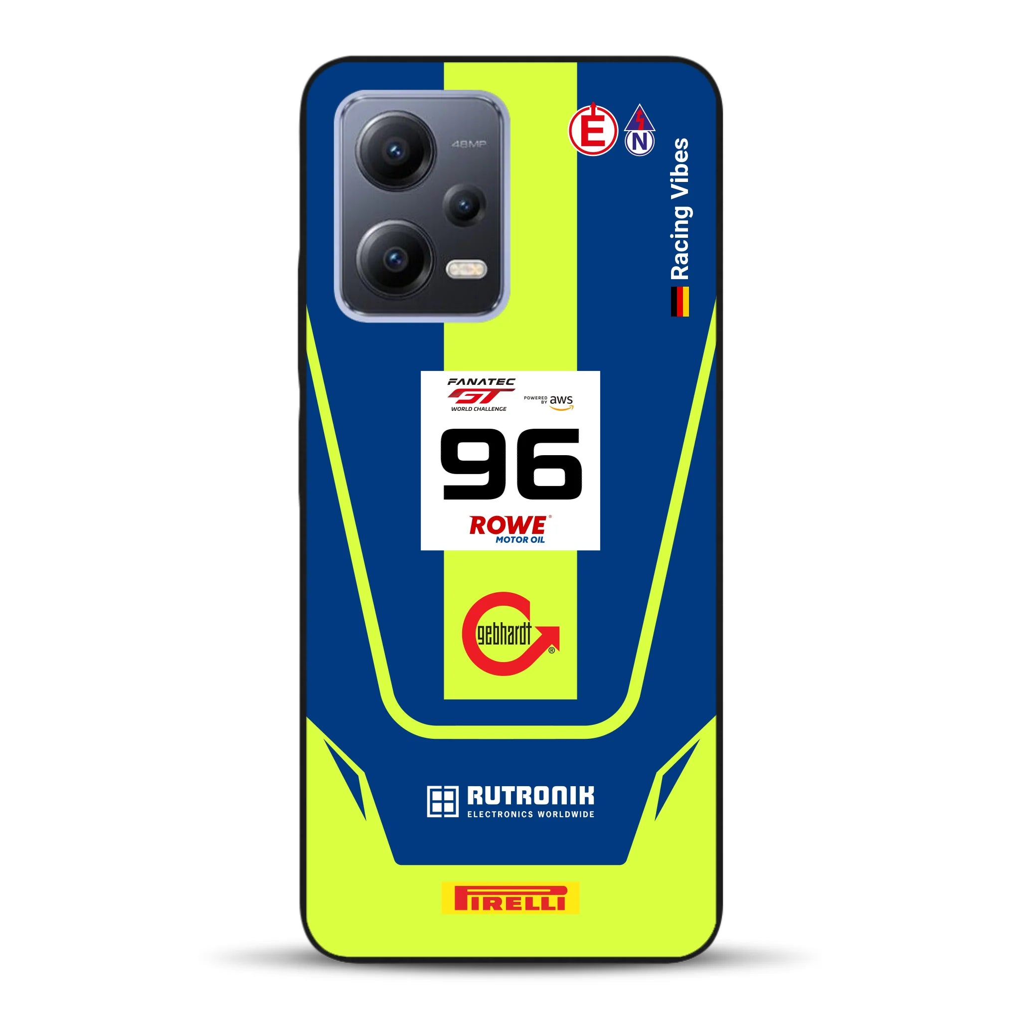 Porsche 911 GT3 R GTWC #96 Livery - Custom phone case for Xiaomi