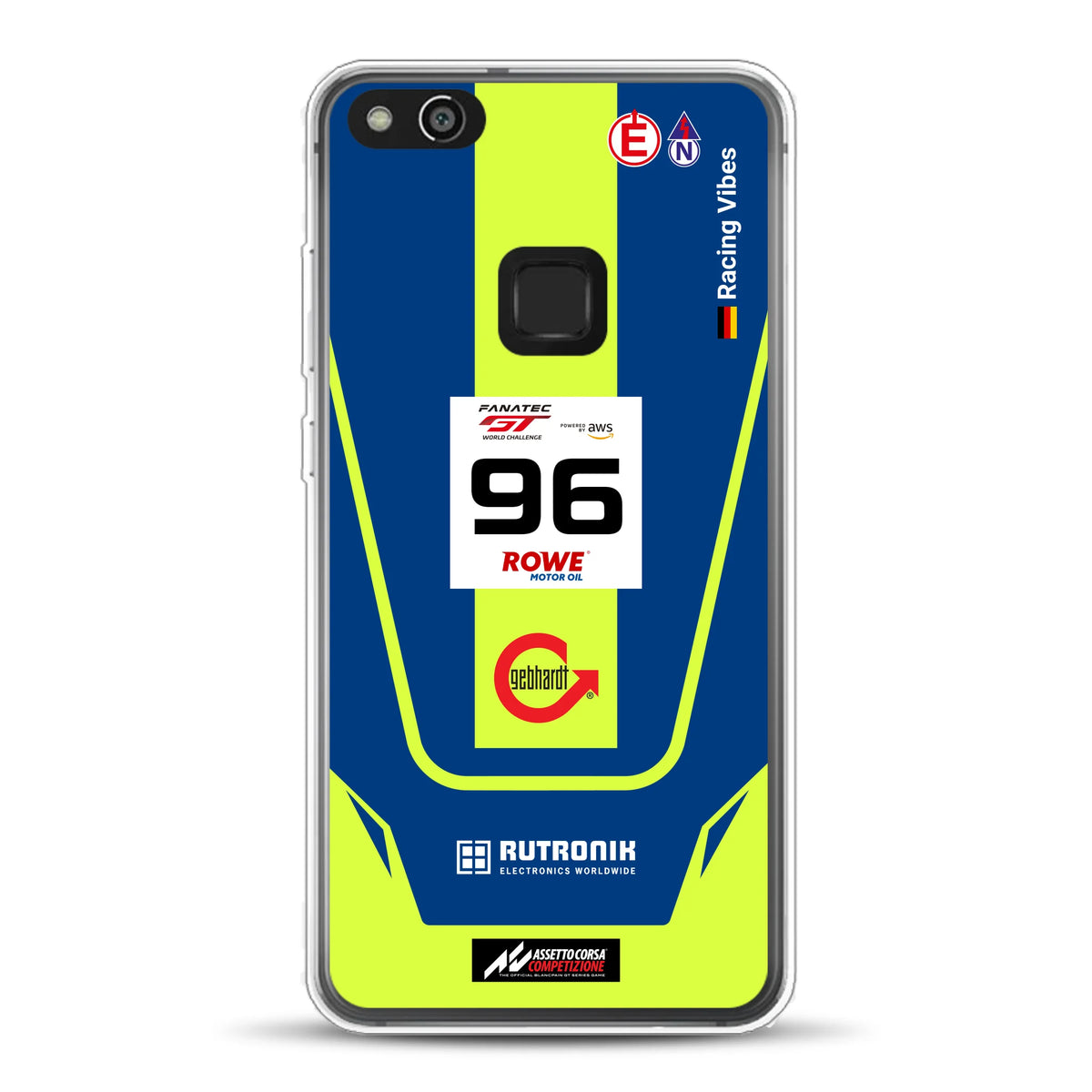 Porsche 911 GT3 R GTWC #96 Livery - Housse de téléphone portable personnalisée pour Huawei