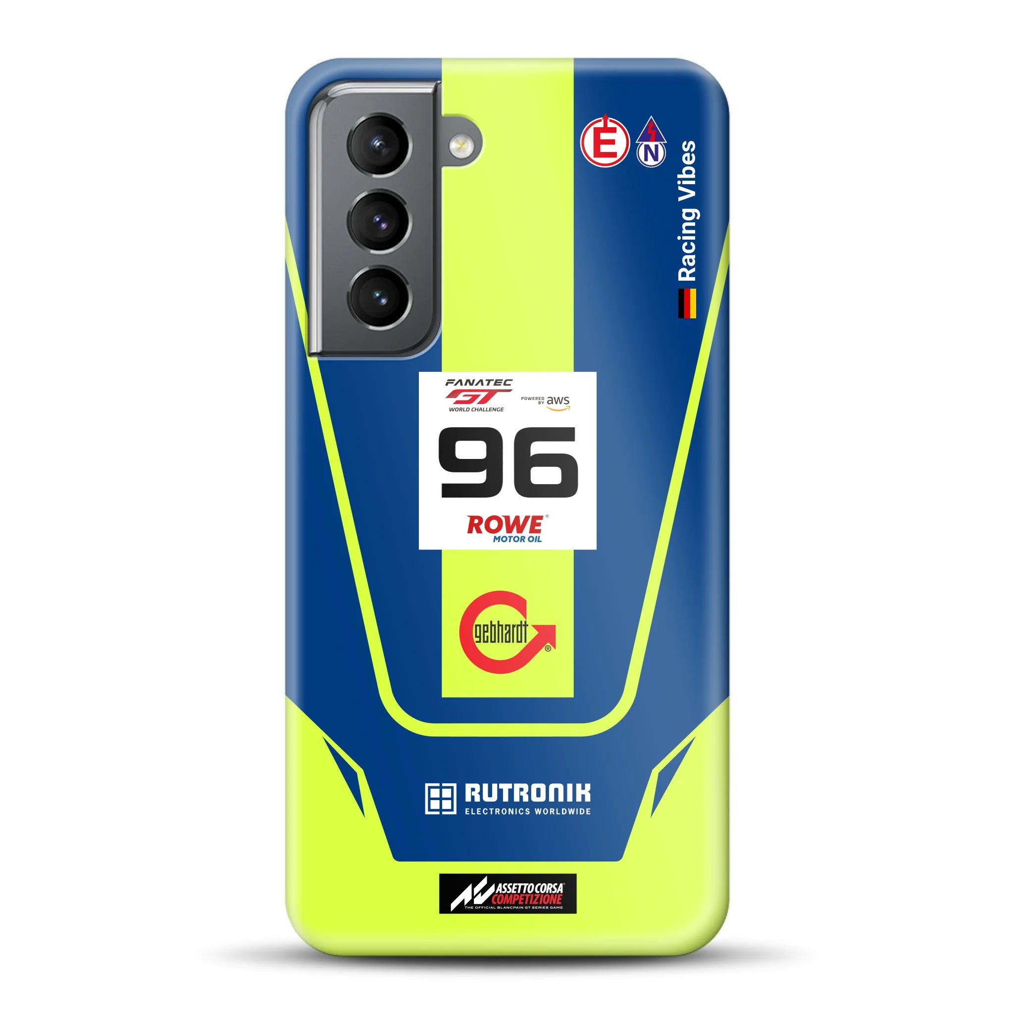 Porsche 911 GT3 R GTWC #96 Livery - Individuelle Hardcase Hülle für Samsung