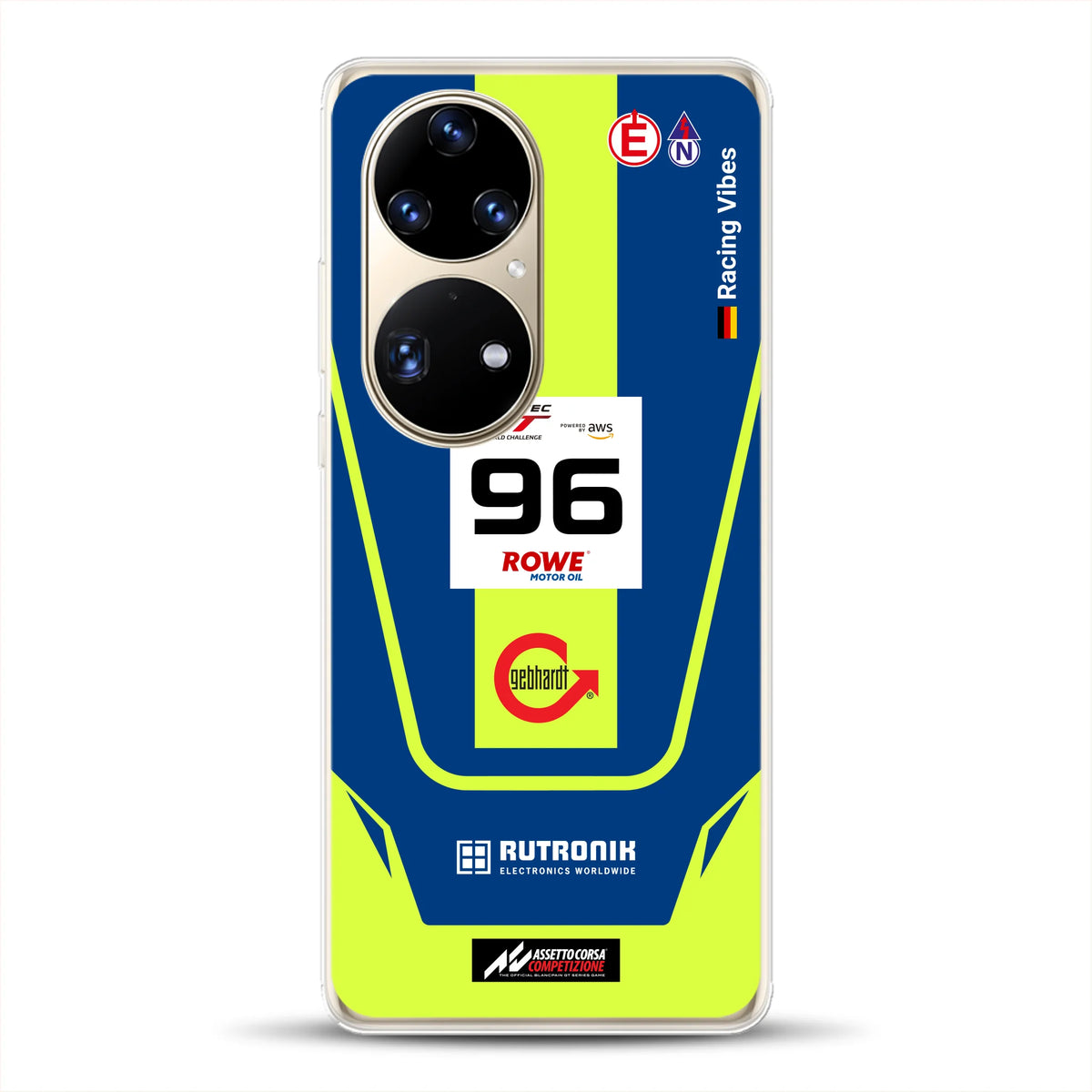 Porsche 911 GT3 R GTWC #96 Livery - Housse de téléphone portable personnalisée pour Huawei