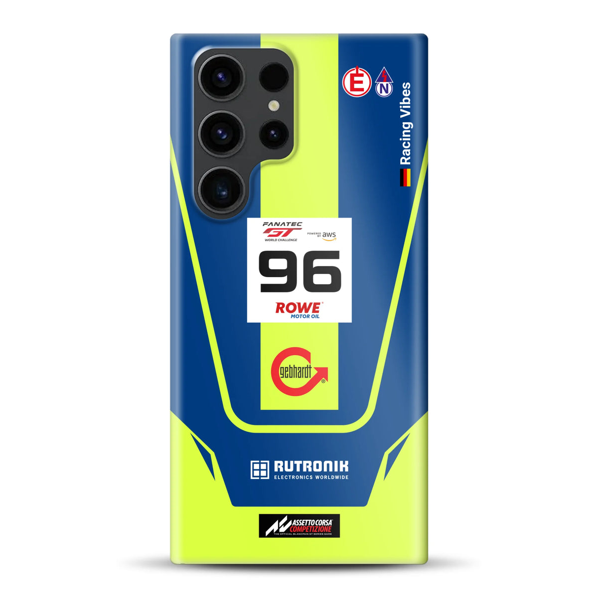 Porsche 911 GT3 R GTWC #96 Livery - Individuelle Hardcase Hülle für Samsung