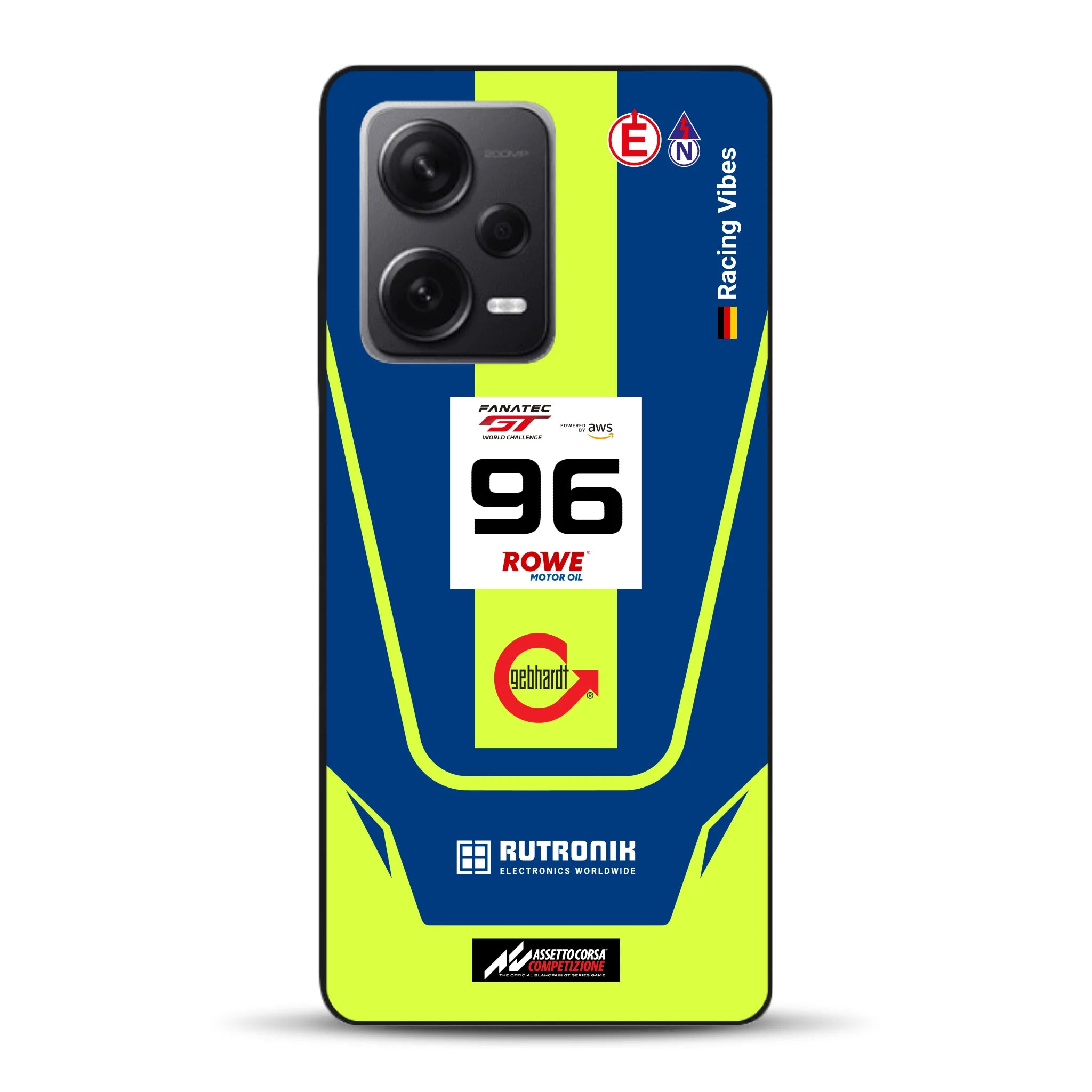 Porsche 911 GT3 R GTWC #96 Livery - Custodia per cellulare personalizzata per Xiaomi
