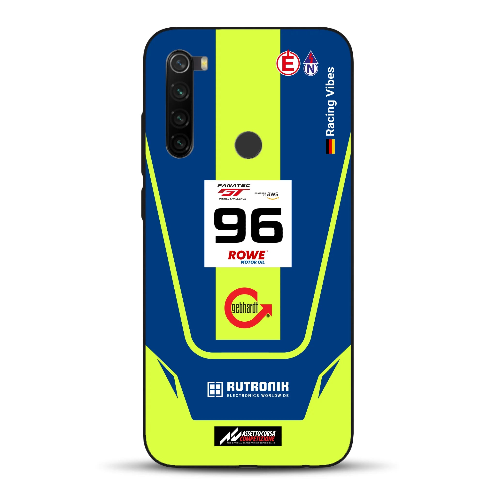Porsche 911 GT3 R GTWC #96 Livery - Custodia per cellulare personalizzata per Xiaomi